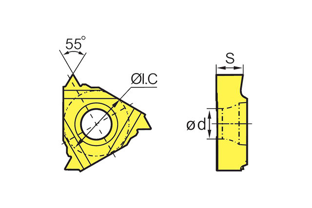 Carbide Thread Turning Inserts Specification