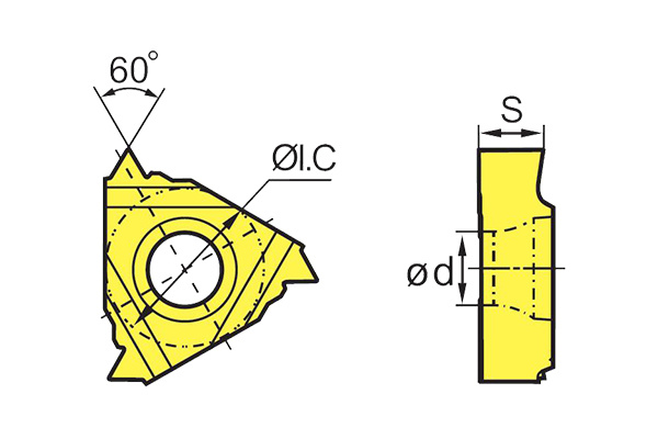 Carbide Thread Turning Inserts Specification