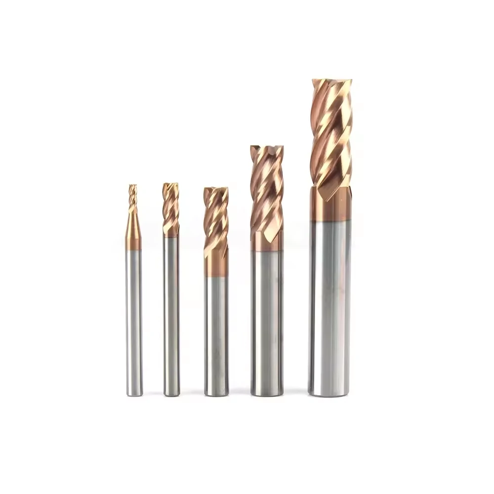 Carbide End Mill CNC Machine Tool Steel Milling Cutter High Wear Resistant Cutting Tools